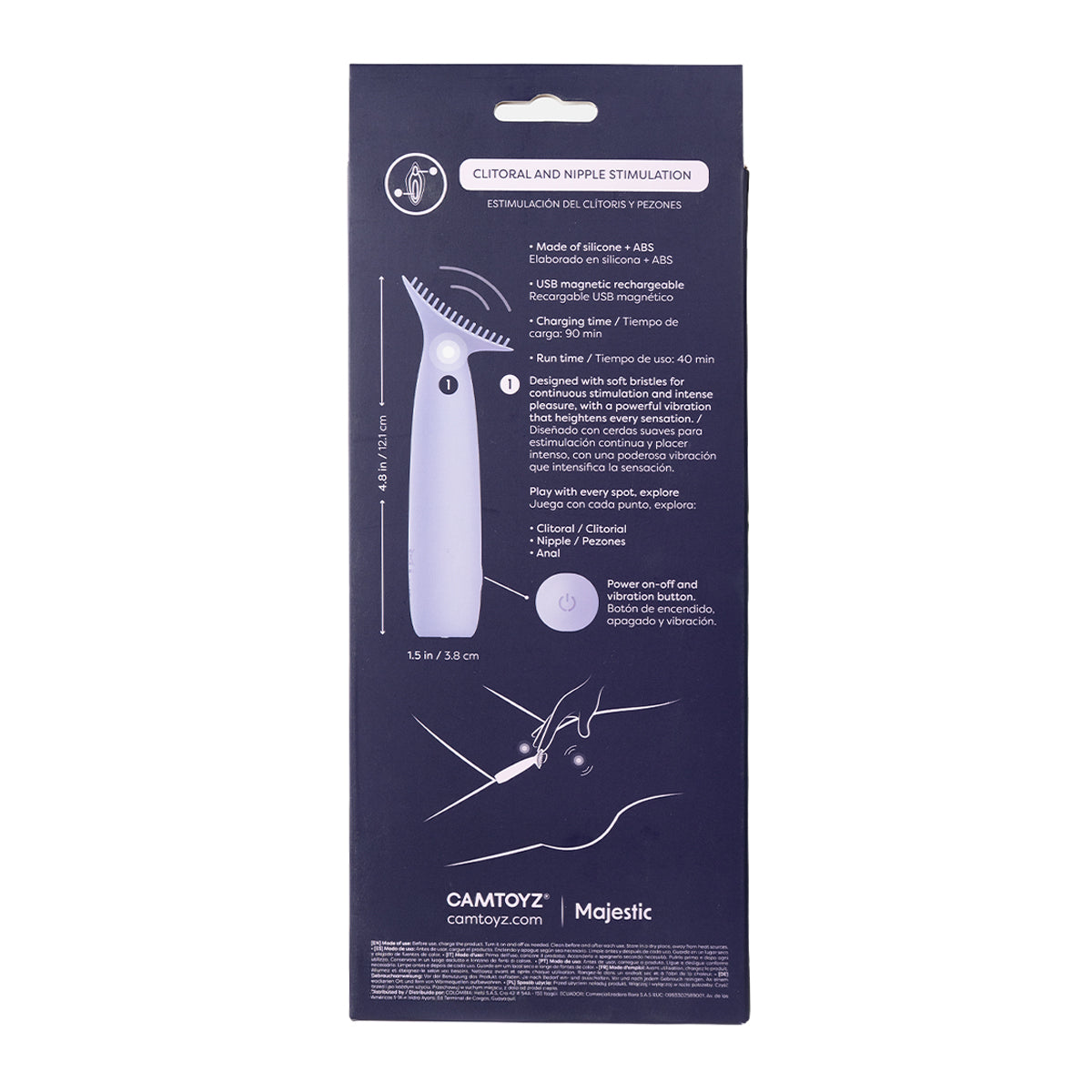 Teesy Vibrador de Clítoris y Pezones