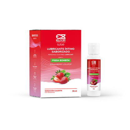 Strawberry Flavored Lubricant Bombon Elixir