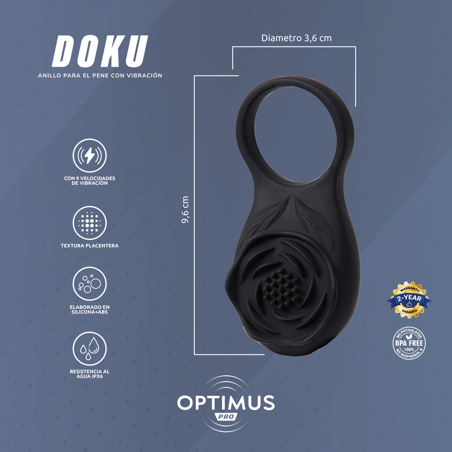 Doku Optimus Pro Vibrating Ring