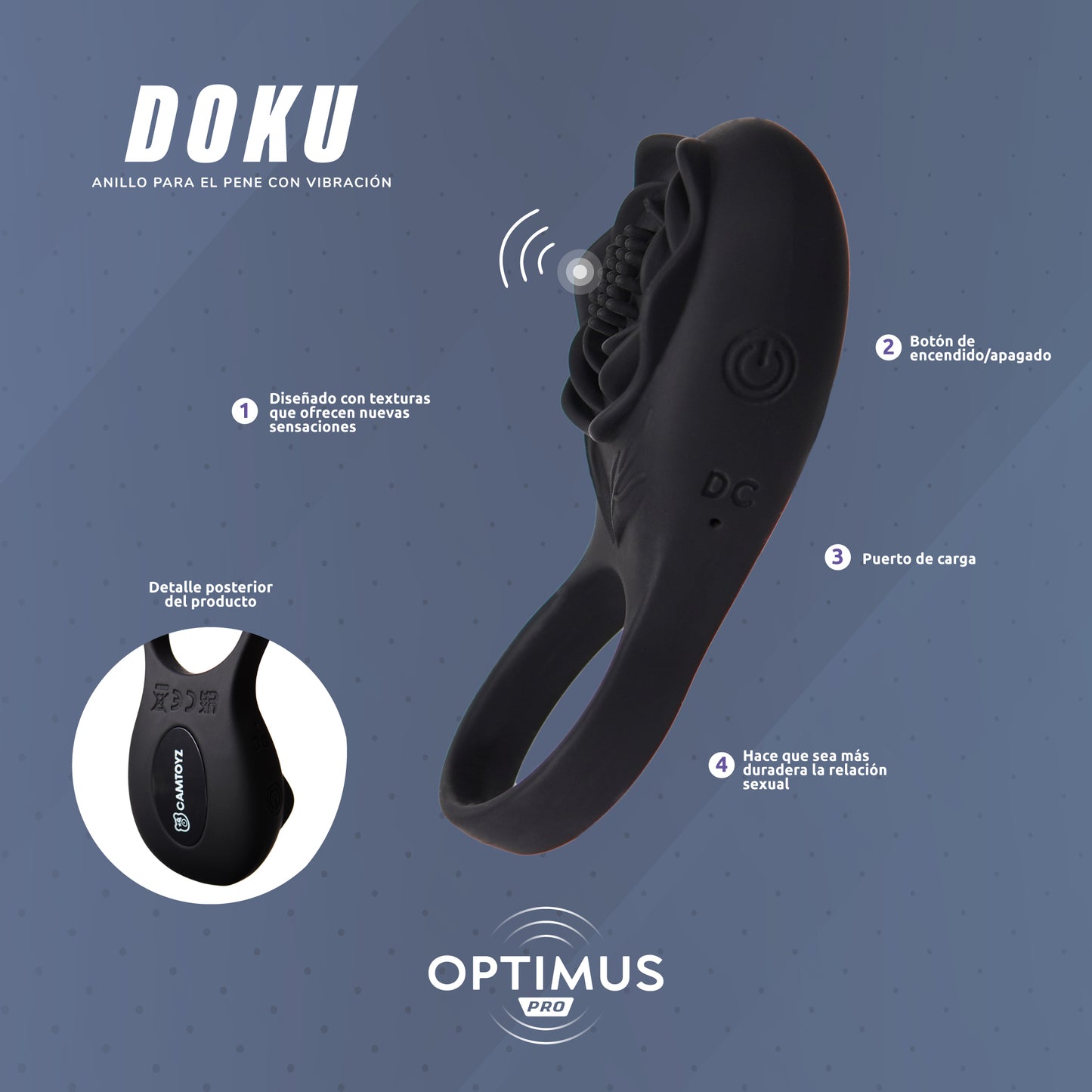 Doku Optimus Pro Vibrating Ring