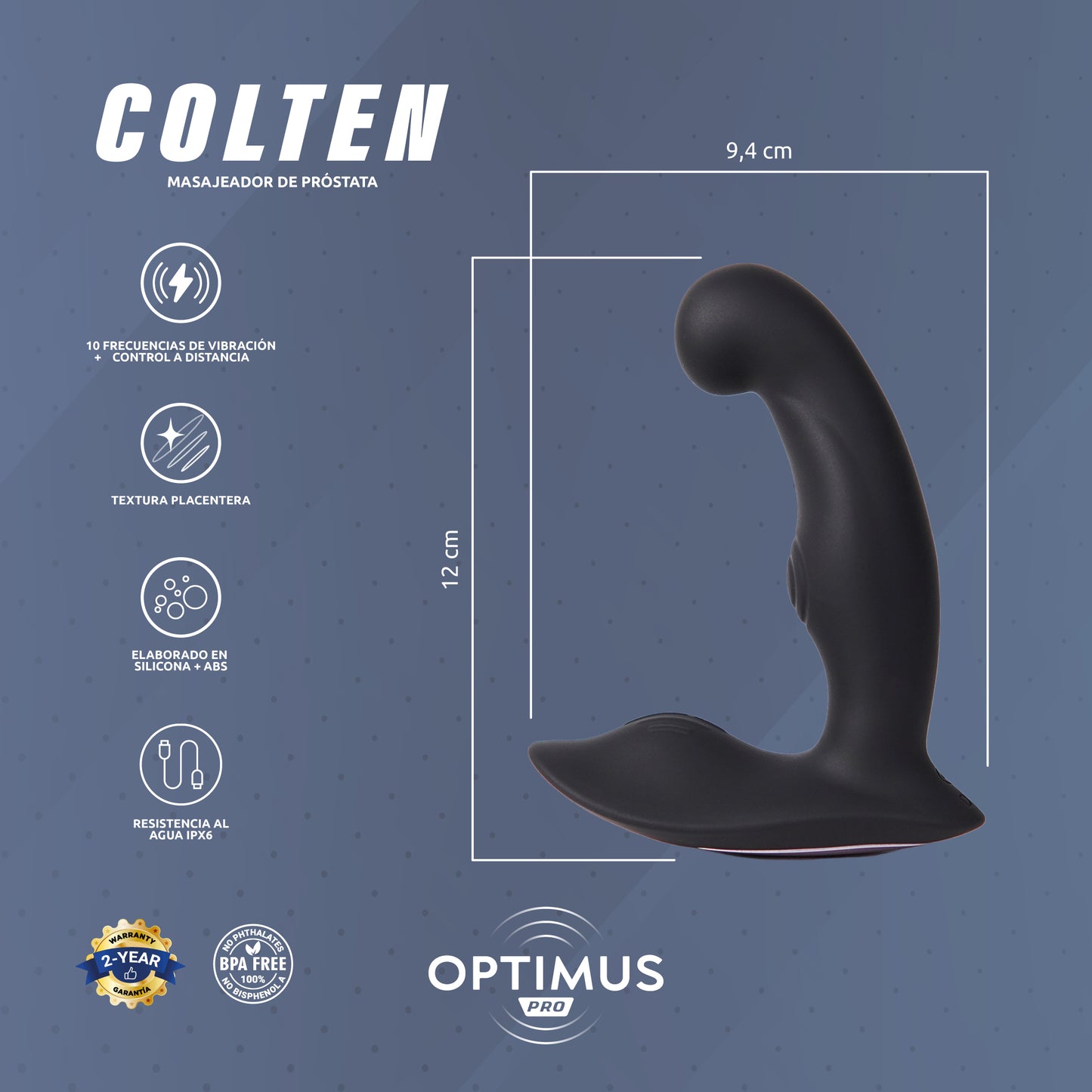 Colten Optimus Pro Prostate Stimulator