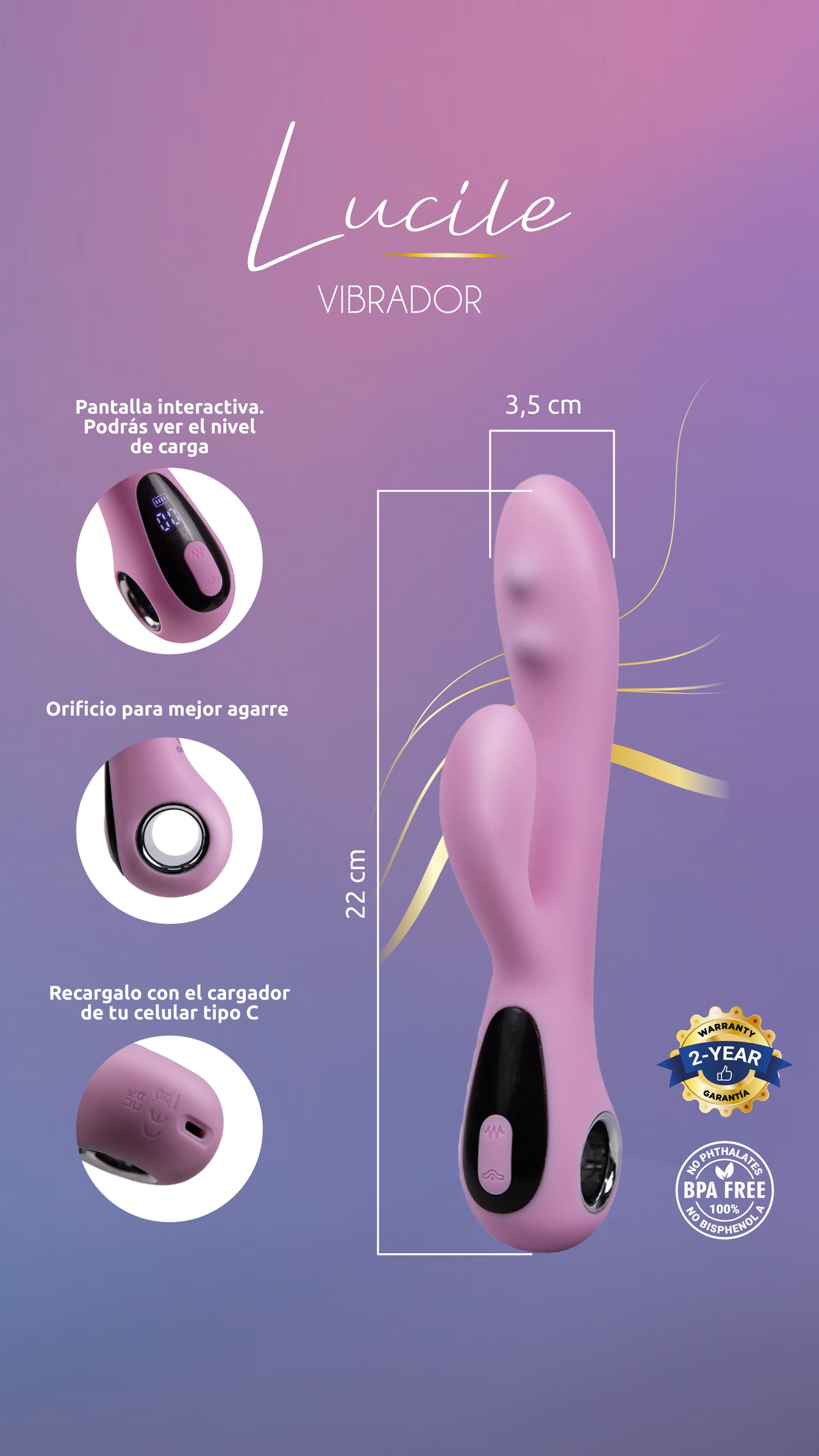 Lucile Majestic Pro Vibrator