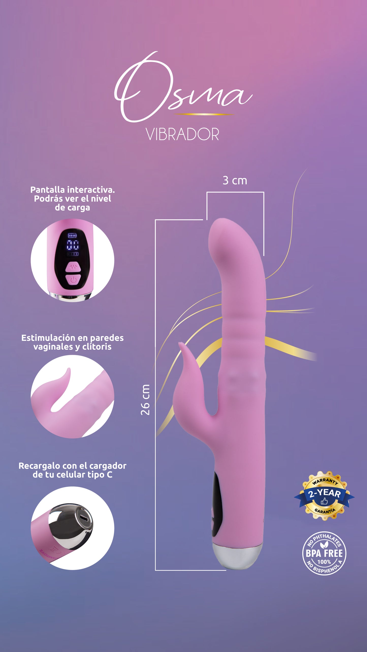 Osma Majestic Pro Vibrator