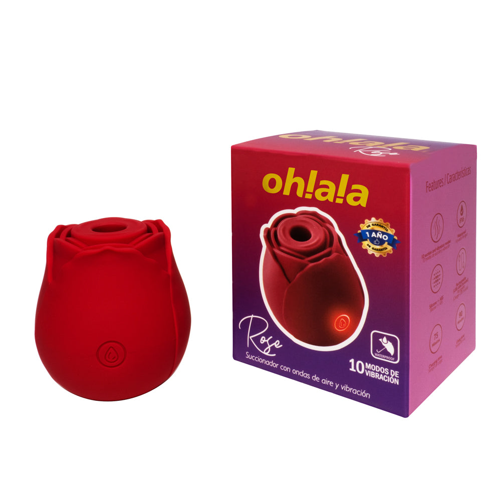 Ohlala Rose Vibrator and Sucker