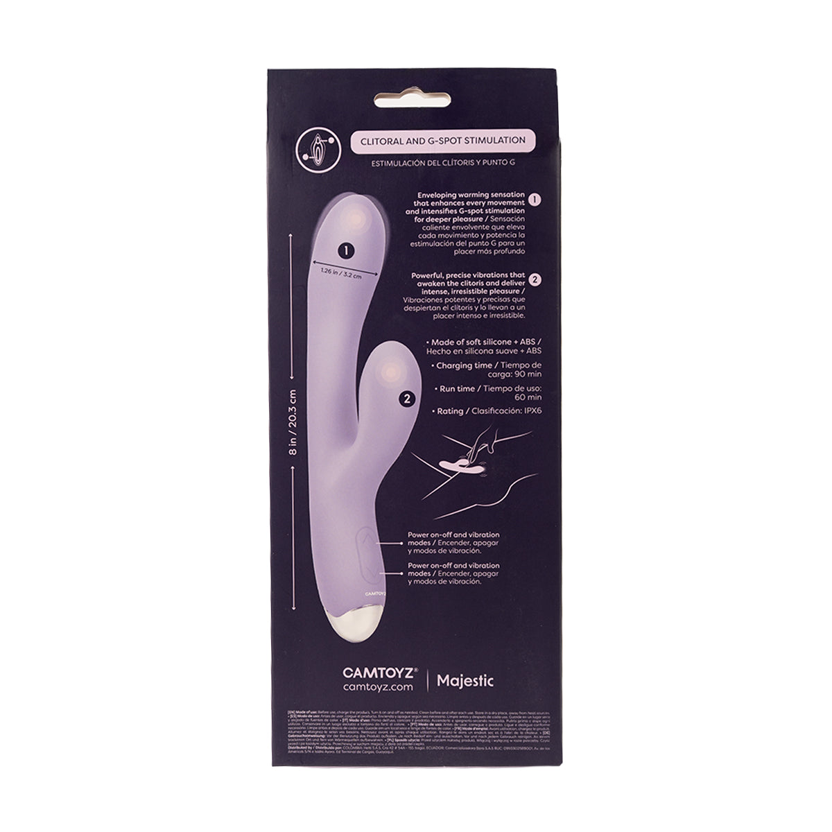 Vibrador Dona sensación de calor