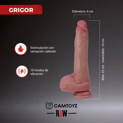 Dildo Ultrarealista Con App Grigor
